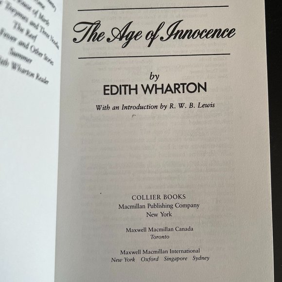 Edith Wharton ~ Book & Mug Set ~ Mug w/ Age of Innocence Quote & Copy of Novel - Picture 9 of 11